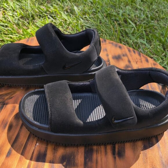 Nike Calm Sandal Triple Black (Women's) Size 6 FJ6043-001 - Picture 7 of 8